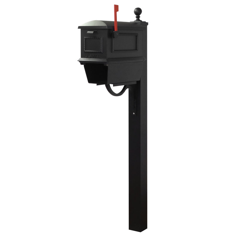 Aluminum Post Mounted Mailbox