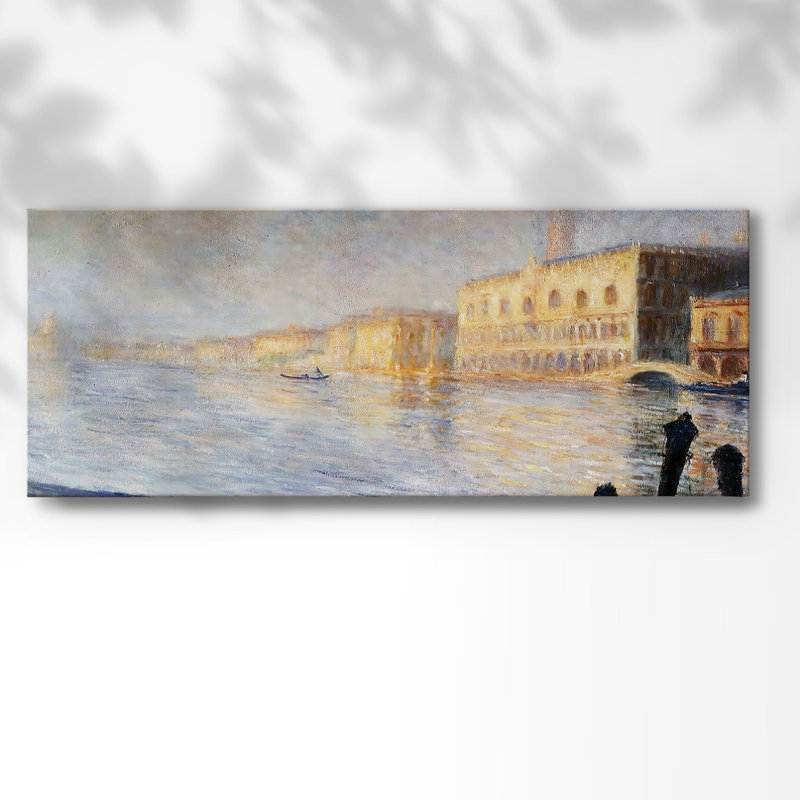 Le Palais des Doges, 1908, H 12 po x l 30 po x P 1,5 po, Toile tendue