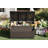 185 Gallon Outdoor Storage Box with Wheels - Large Wicker Rattan Deck Box for Patio Cushions, Garden Tools, Pool Floats & Pillows, All-Weather Patio Furniture Storage, Brown-871761226