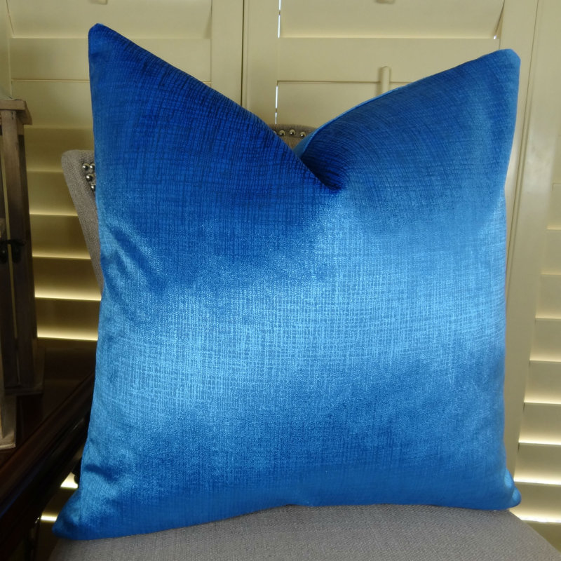 Housse de coussin bleu Thomas Thomas®, Rectangle H 12 po x l 20 po
