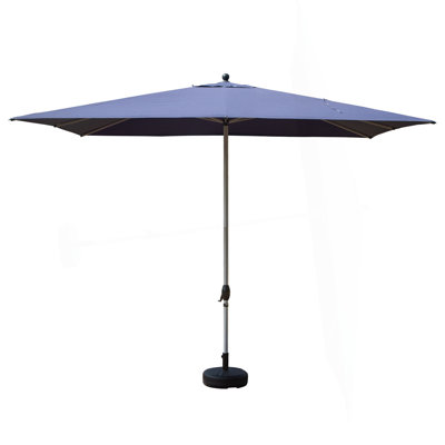 Rectangle Patio Umbrella With Crank Lift (Base Not Included)