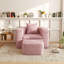 Fauteuil-lit 2 en 1 avec repose-pieds convertible Ivona Ivona Modern, aucun assemblage requis-827077144