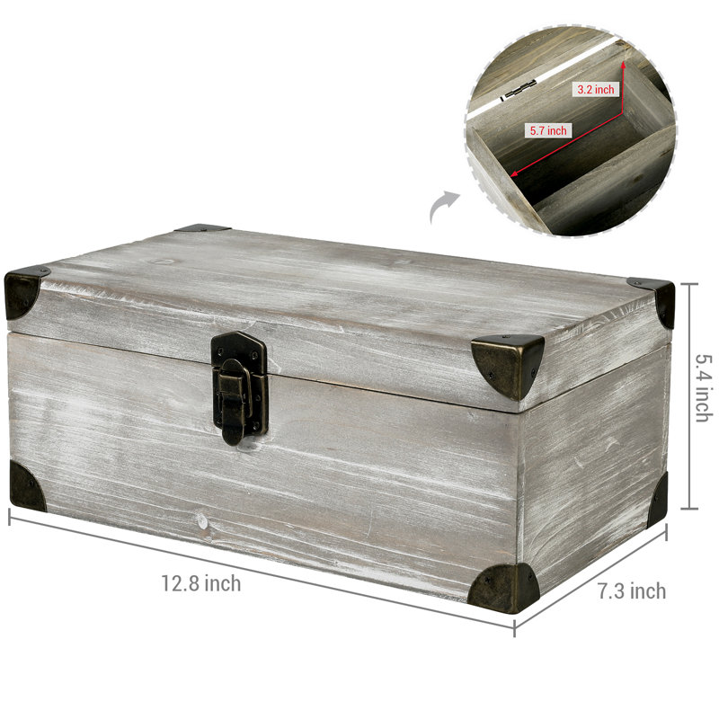 Solid Wood Decorative Bin