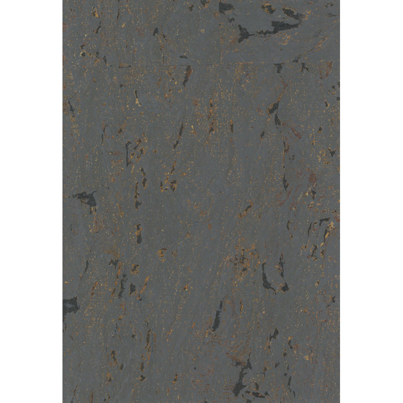 Papier peint en toile de ramie texturée gris anthracite Pi.