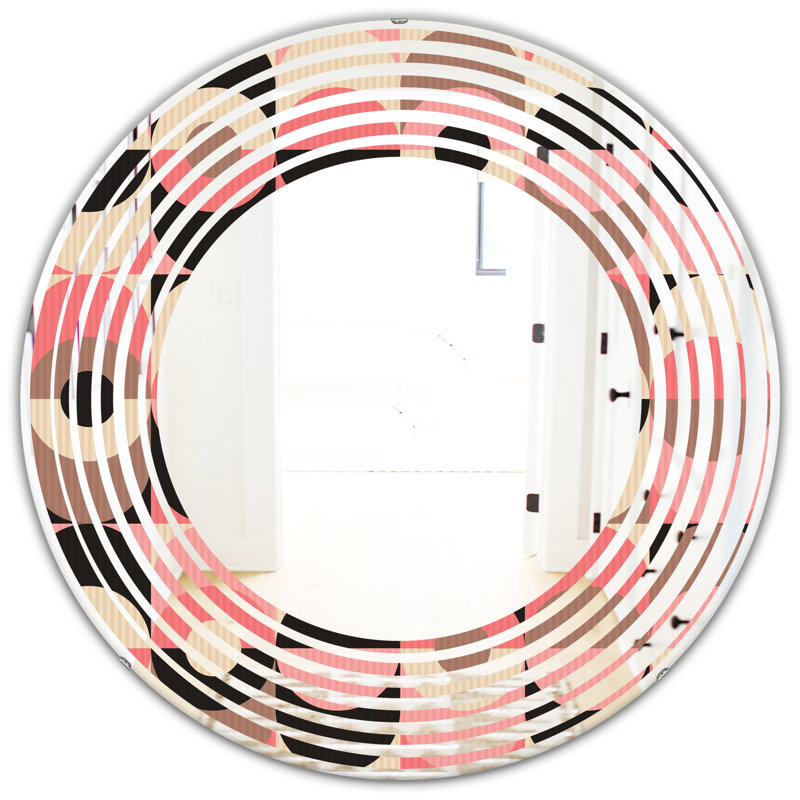 Miroir mural Wave, H 24 po x l 24 po