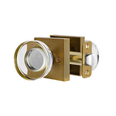 Coolnews Modern Grace Series Crystal Passage Door Knobs