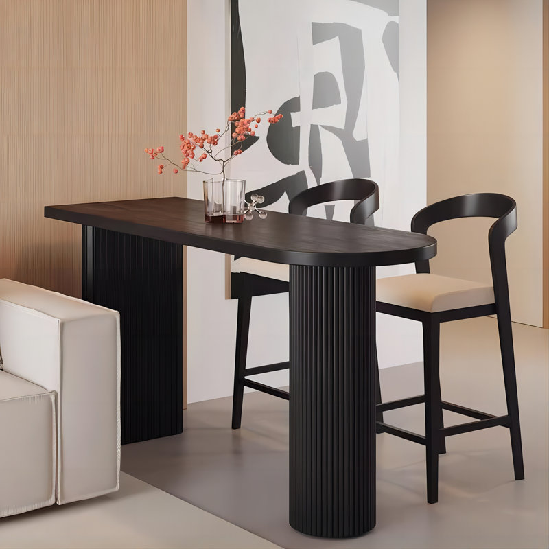 Table de bar Minimalist, H 41,34 po x L 70,87 po x l 17,72 po