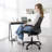 Ergonomic Mesh Home Office Chair with Armrests, Space-Saving Design-69795180-85464206