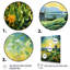 «Green Calm Windmill Meadows - Wind Turbines», art mural-1603516197-1603516198