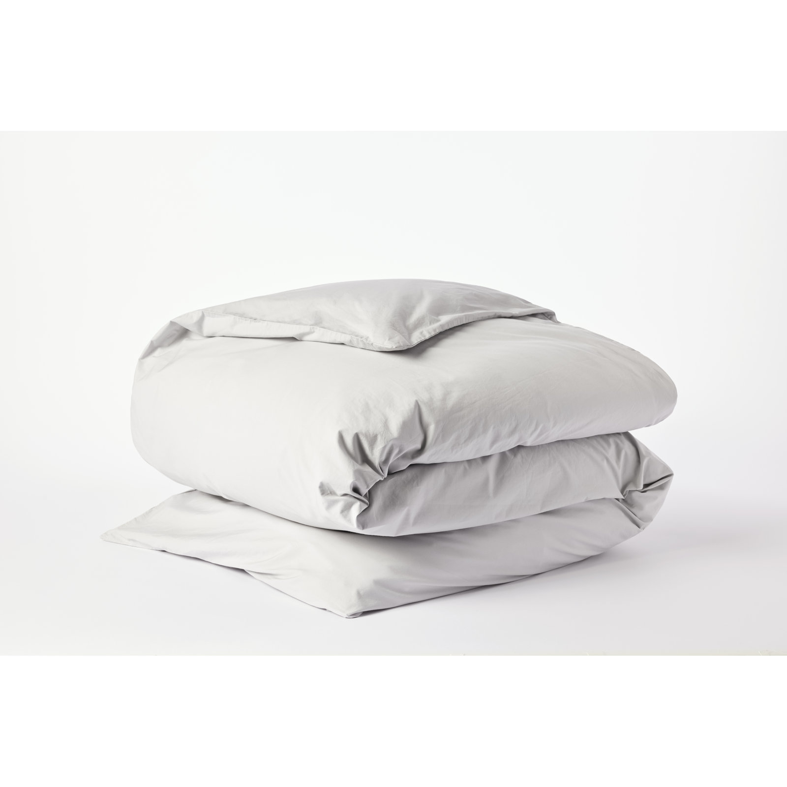 Cotton Percale Duvet Cover, King/Cal King Duvet Cover, Seal