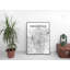 Indianapolis City Map - No Frame Print-109977876