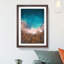 Reef Beach in Australia in Abstract - Picture Frame Graphic Art Print-55778198-55778199