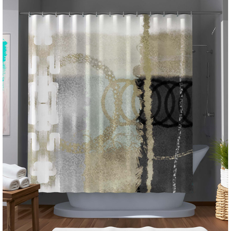 Abstract Shower Curtain
