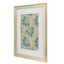Art mural floral 24 "x 32" - Fleurs multicolores avec cadre doré pour le bureau