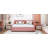 Upholstered Daybed With Trundle Sofa Bed Frame No Box Spring Needed-1907854675