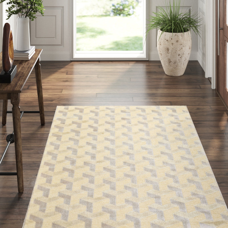 Zenna Geometric Area Rug, Rectangle 9'8" x 12'7"