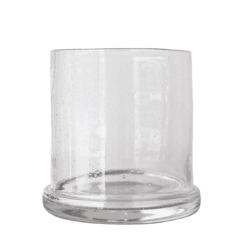 Bubble Candle Holder, 7.87" H x 7.87" W x 7.87" D, Clear