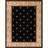 Doykos Fleur De Lis Traditional Oriental Black Plush Rug-99470839