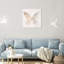 Golden Butterfly Glimmer, Champagne Butterflywings - impression sur toile-71090451-71090444
