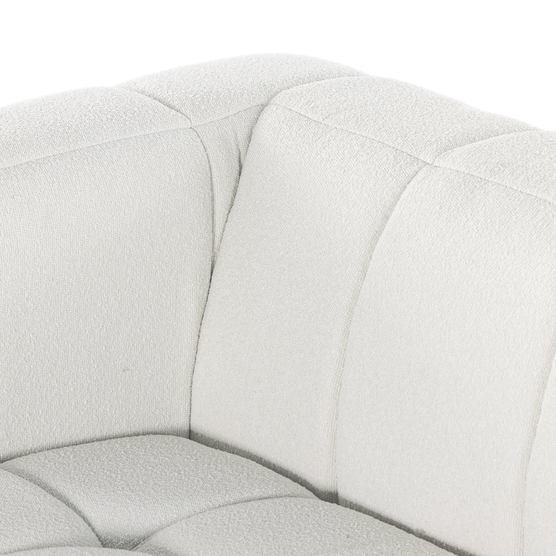 Tavi Chaise Sectional, Alcala Graphite Polyester Blend