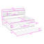 Lit capitaine en bois 3 tiroirs avec lit gigogne simple et tablettes-61750094