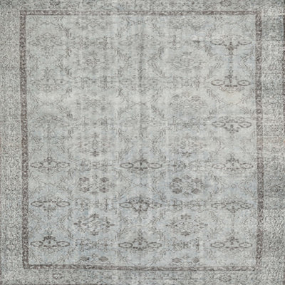 Tapis oriental gris / noir