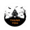 Autocollants d'Halloween «Thank You Spooky Haunted House»