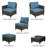 7 Piece Conservatory Living Room Set