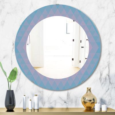 Pastel Dreams 7 - Miroir Mid-Century