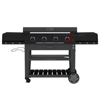 Charbroil Performance Series 36" 4-Burner Deluxe Flat Top Gas Griddle, Black