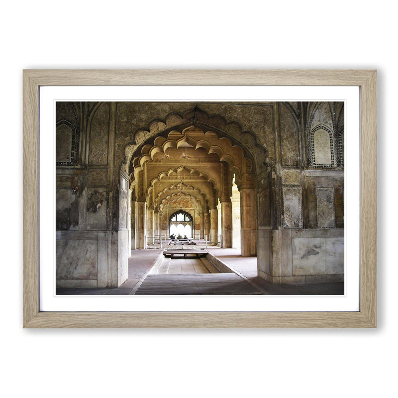 Single Picture Frame Print, Oak