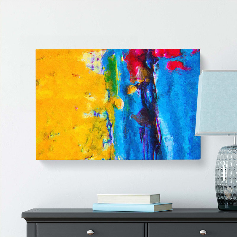 Abstract Art Painting Vol.438 - Wrapped Canvas, 40cm H x 60cm W x 3cm D