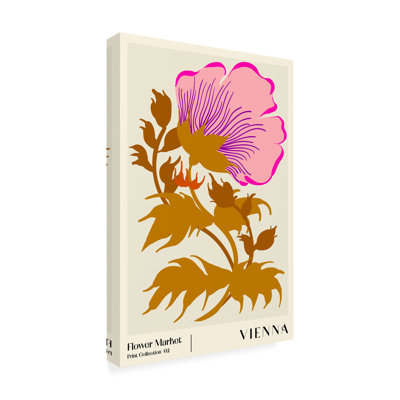 «Modern Market and Flower Market Vienna» sur toile par NKTN