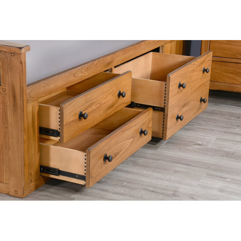  Queen Storage Bed Withith Slate, Tan, Queen