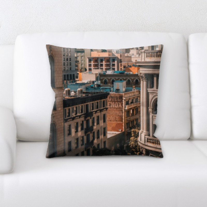 Microsuede Throw Pillow