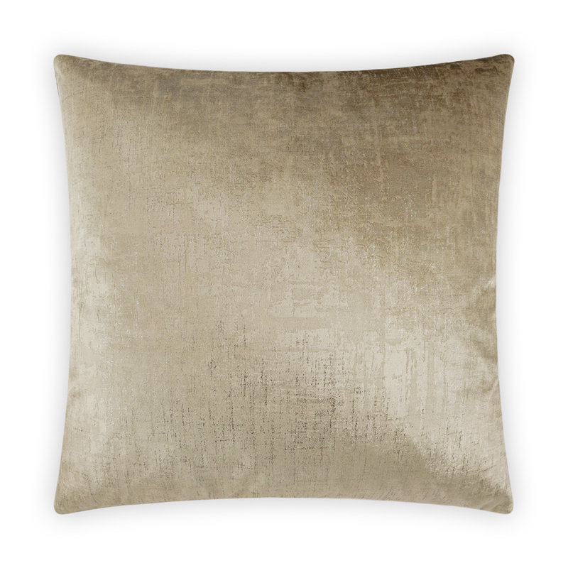 Alnwick Pillow Cover & Insert, Gold, Square 24"