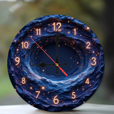 Horloge à thème galaxie