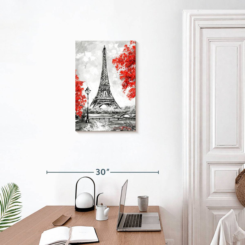 Aime Eiffel Tower Paris, 24" H x 16" W