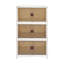 3 armoires de rangement pliables avec roulettes