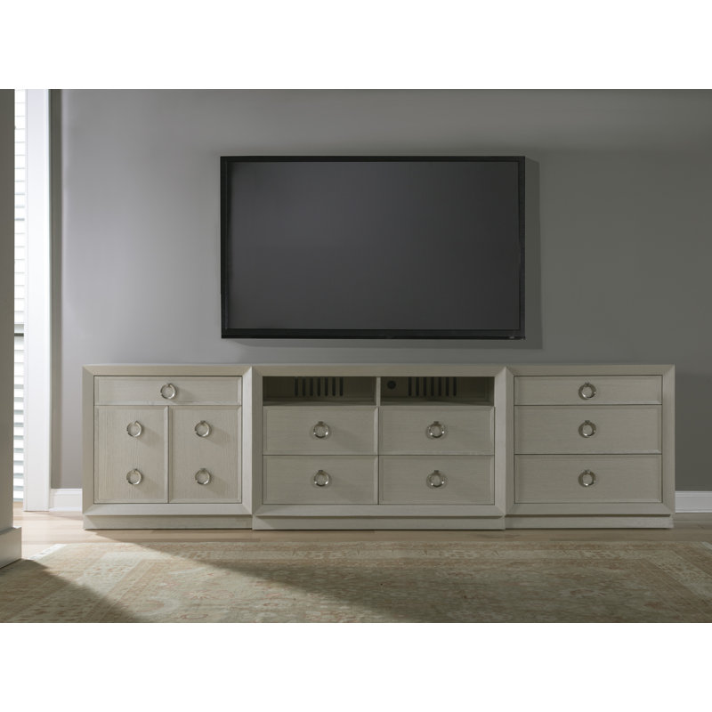 Signature Designs Zeitgeist White Media Console, White