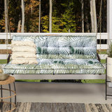 Porch Swing Cushions, 3 Seats Swing Cushions For Outdoor Furniture Waterproof , Glider Cushion Replacement Thicken 4" For Porch,Garden