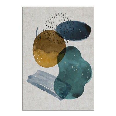 Non-Slip Woven Carpet, 3.3 x 5.9 Feet, 100% Polyester, 0.4 in Pile Height | Durable Raschel Knitting, Felt Dot Underside, Machine Washable | Elegant Digital Print Design for Living Room & Bedroom Décor
