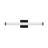 Phase 6.1 Collection 24" 5CCT Integrated LED Black Linear Vanity Light-127379914-130105088