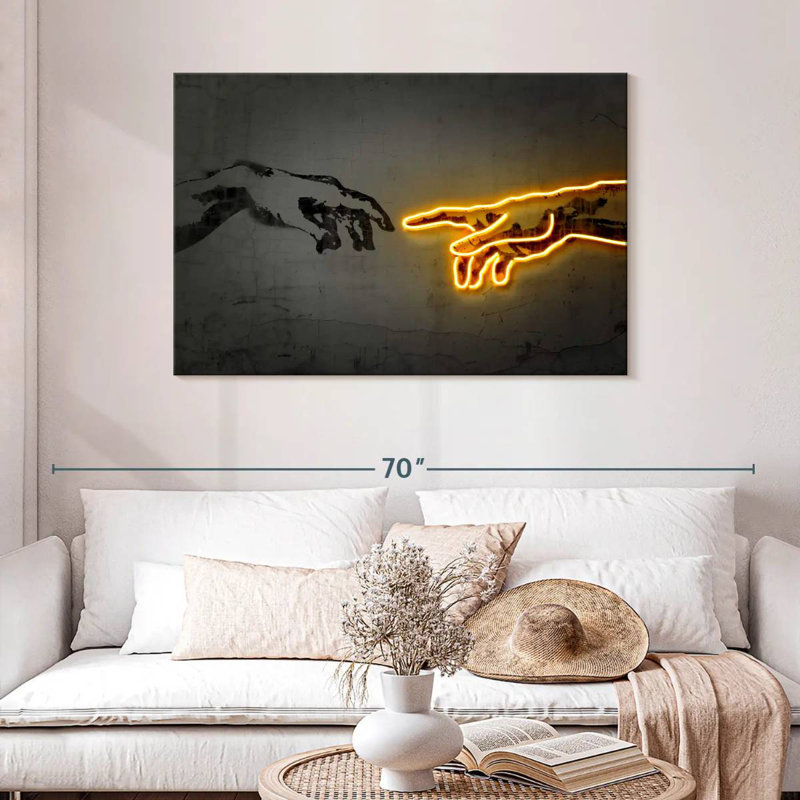 Leisha The Creation, 30" H x 45" W