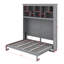 Grand lit escamotable avec tablettes supérieures et USB-972517231