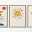 «Sleepy Sun» par Kelly Knaga, reproduction d'art sur toile encadrée