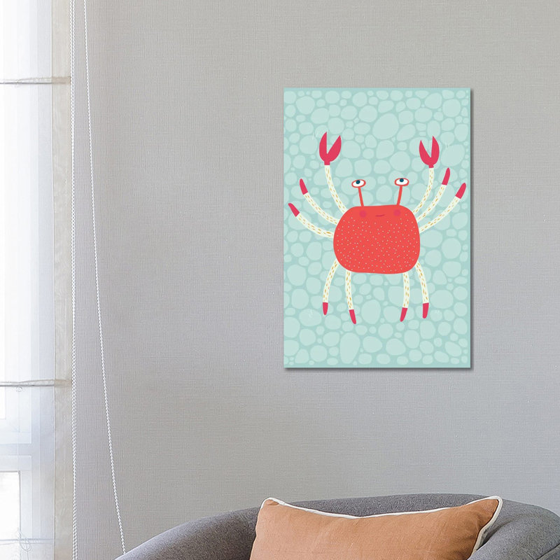 Crab by Nic Squirrell - Wrapped Canvas Gallery-Wrapped Canvas Giclée, 66.04 cm H x 45.72 cm W x 3.175 cm D