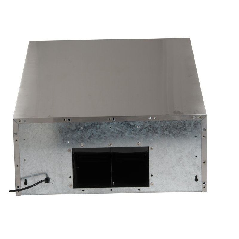 Hotte sous un meuble à conduit 36 "1100 CFM en nickel brossé