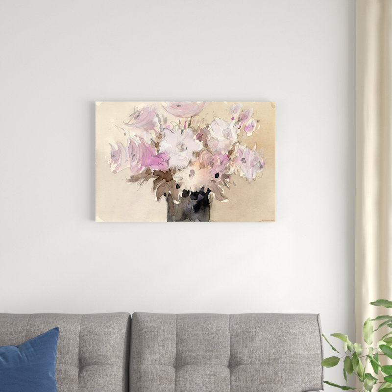 Arrangement mauve II, H 20 po x l 30 po