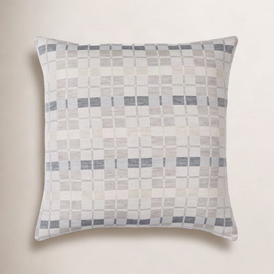 Deckland Geometric Linen Throw Pillow